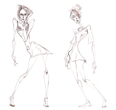 Two models by Neale Osborne